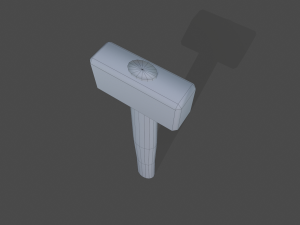 old hammer Model 3D