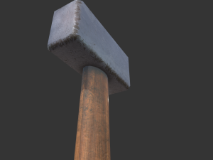 old hammer Model 3D