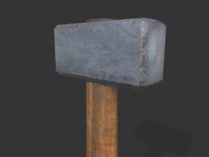 old hammer Model 3D
