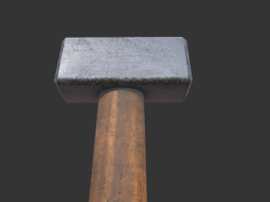 old hammer Model 3D
