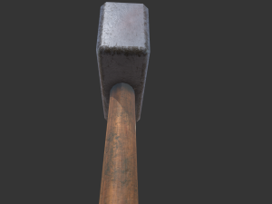 old hammer Model 3D