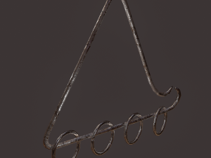 Hanging triangle decoration Model 3D