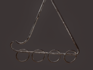 Hanging triangle decoration Model 3D