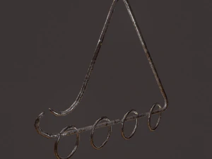 Hanging triangle decoration 3D Model