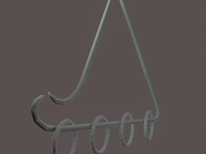 Hanging triangle decoration Model 3D