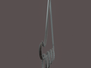 Hanging triangle decoration Model 3D