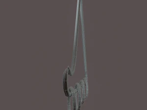 Hanging triangle decoration 3D Model