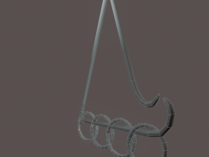 Hanging triangle decoration Model 3D