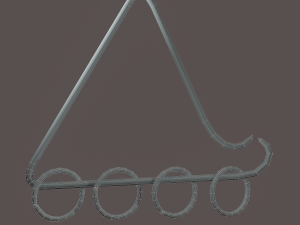 Hanging triangle decoration Model 3D