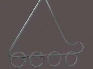 Hanging triangle decoration 3D Model