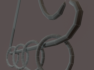 Hanging triangle decoration Model 3D