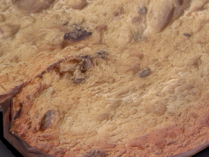 eaten piece of bread Modello 3D