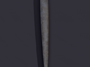 Medieval needles and make up scoop 3D 模型