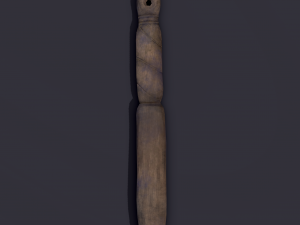Medieval needles and make up scoop 3D 模型