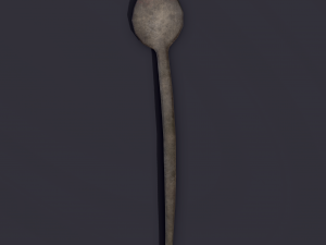 Medieval needles and make up scoop 3D 模型