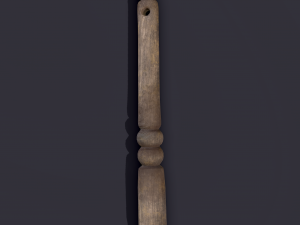 Medieval needles and make up scoop 3D 模型