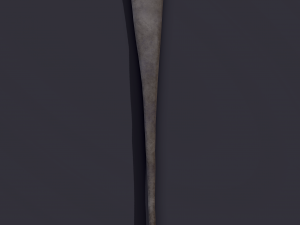 Medieval needles and make up scoop 3D 模型