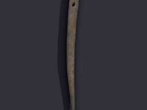 Medieval needles and make up scoop 3D 模型