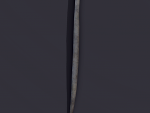 Medieval needles and make up scoop 3D 模型