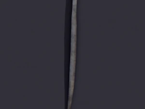 Medieval needles and make up scoop 3D Model