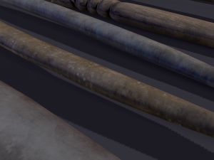 Medieval needles and make up scoop 3D 模型