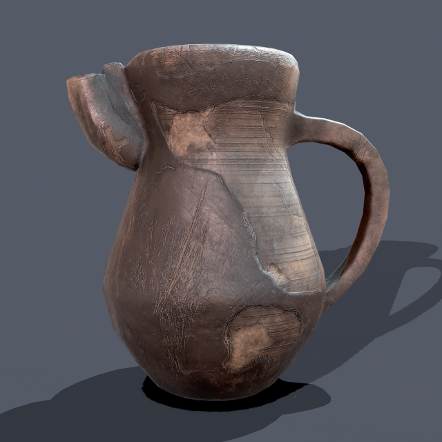 Medieval jug 3Dモデル .c4d .max .obj .3ds .fbx .stl .blend 