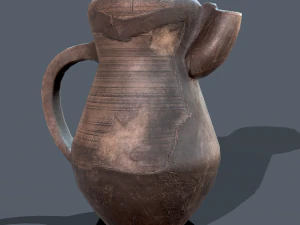 Średniowieczny dzbanek Model 3D