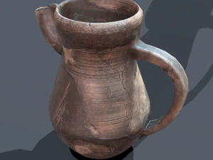 Średniowieczny dzbanek Model 3D