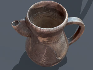 Średniowieczny dzbanek Model 3D