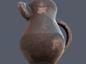 Średniowieczny dzbanek Model 3D