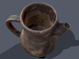 Medieval jug 3Dモデル