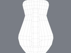 Średniowieczny dzbanek Model 3D