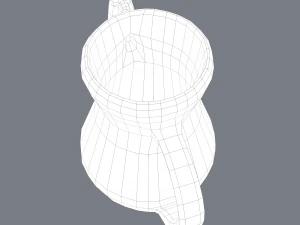 Średniowieczny dzbanek Model 3D