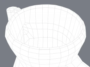 Średniowieczny dzbanek Model 3D