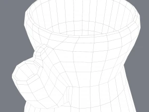 Średniowieczny dzbanek Model 3D