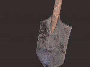 Medieval shovel 3D Model