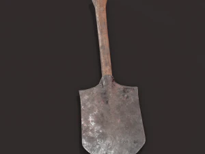 Medieval shovel 3D Model