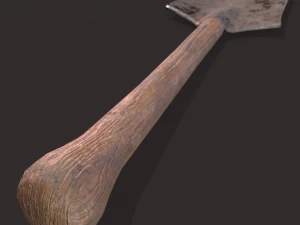 Medieval shovel 3D Model