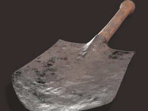 Medieval shovel 3D Model