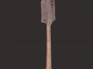 Medieval shovel 3D Model