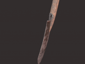 Medieval shovel 3D-Modell