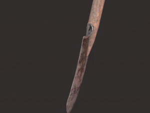 Medieval shovel 3D Model