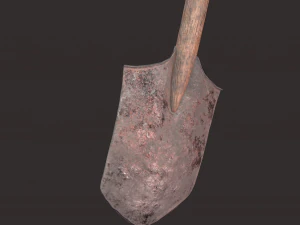 Medieval shovel 3D Model