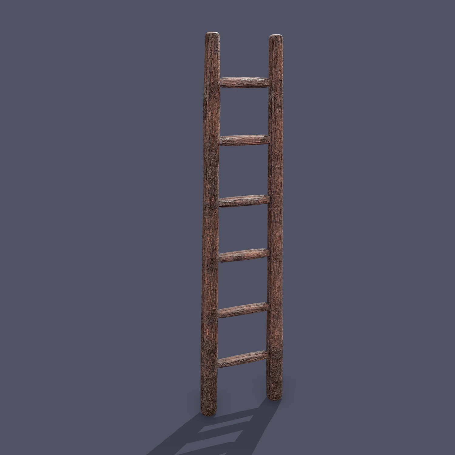 Medieval ladder 3D Model .c4d .max .obj .3ds .fbx .stl .blend 