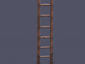 Medieval ladder 3D-Modell