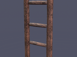Medieval ladder 3D-Modell