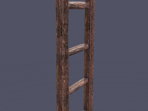 Medieval ladder 3D-Modell