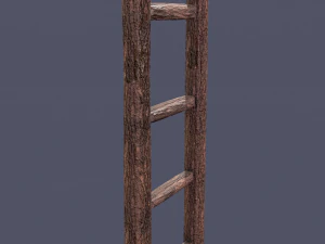 Medieval ladder 3D Model