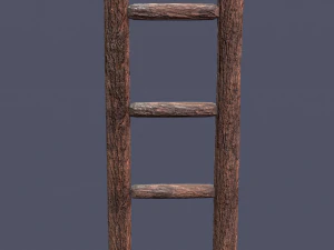 Medieval ladder 3D Model