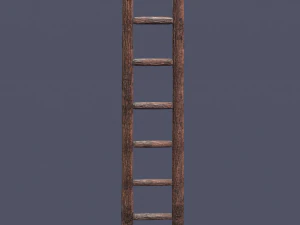 Medieval ladder 3D Model